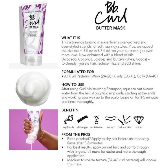 Bumble and Bumble Butter Curl Hair Mask - Picture 5 of 12